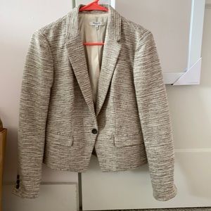 Tweed neutral blazer